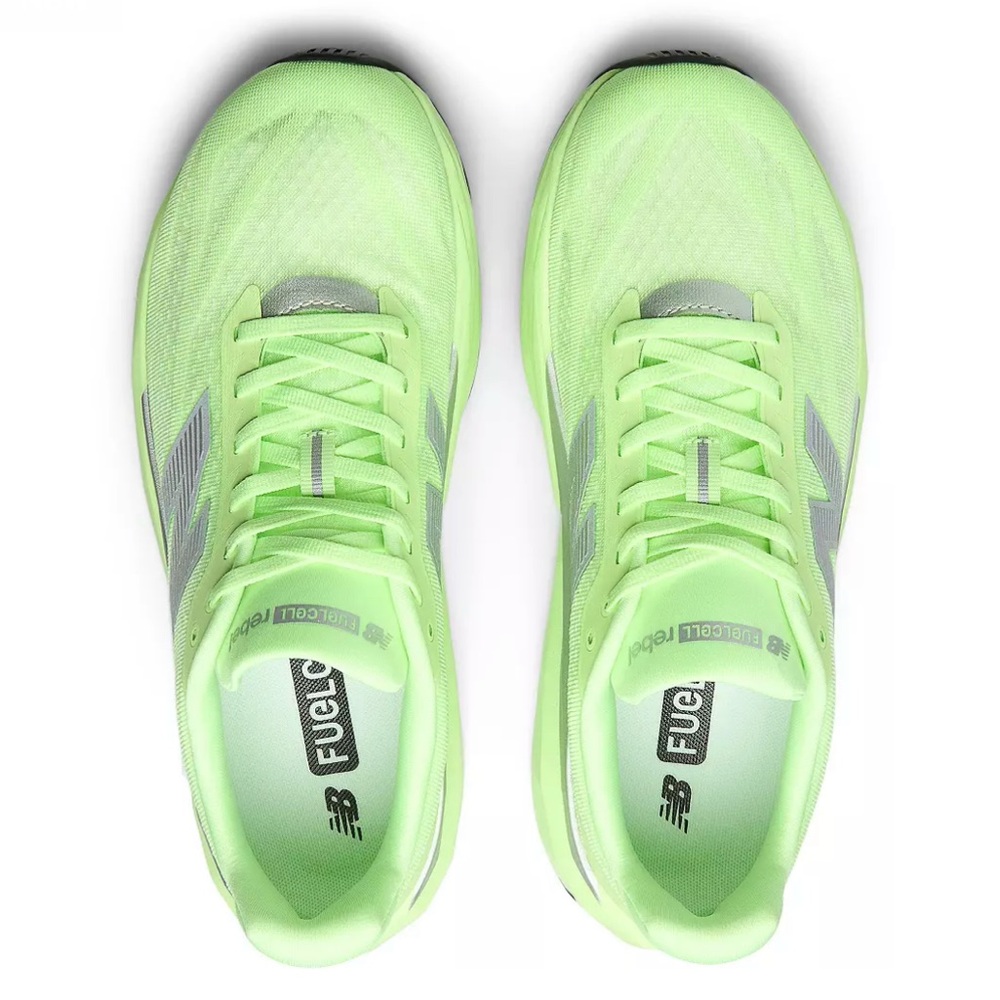 New Balance FuelCell Rebel v5 Lab Green/Silver Metallic/Wht Women’s size 8.5 NEW - Picture 6 of 8